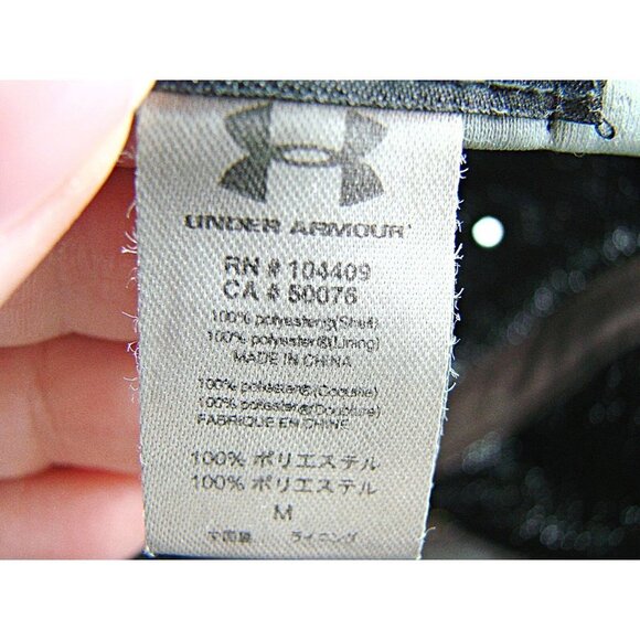 Under Armour Unisex Adults Black White 4 Way Stretch Hat Baseball Cap Black Sz M - Picture 11 of 12